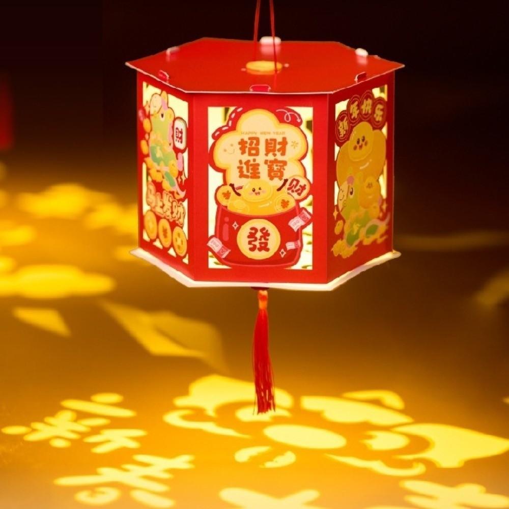 With Tassel Horse Year Lantern Cartoon Handheld Lantern Walking Lantern  New Year Celebration