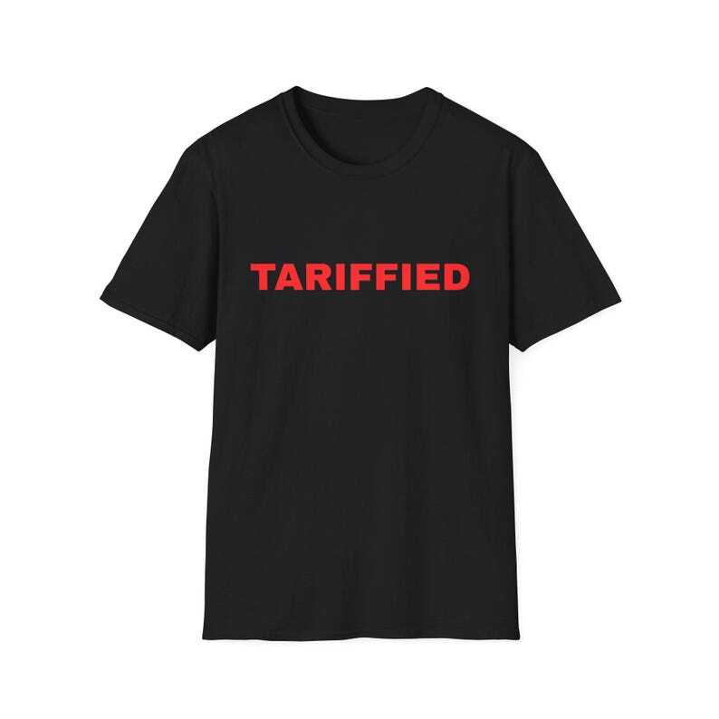 Tariffied Unisex Softstyle T-Shirt Protest Shirt Lizzo SNL Unisex T-Shirt Ful S