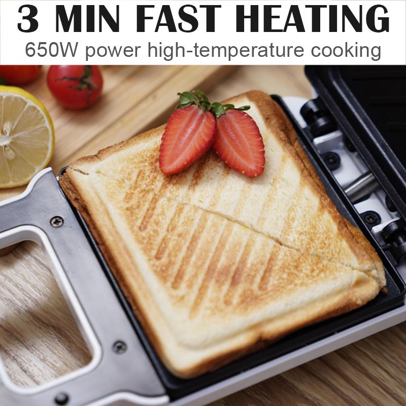 Sandwich Machine Breakfast Machine Household Light Food Machine Frying Machine Multi-function Heating Toast Pressure Toaster