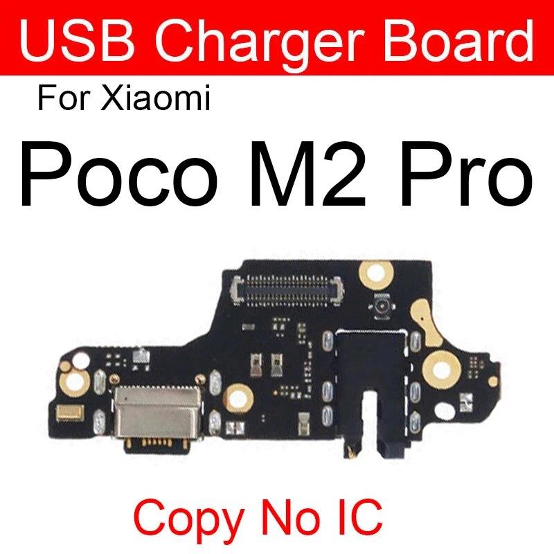 USB Chargng Dock Port Connector Board Flex Cable With Microphone For Xiaomi Mi Poco F1 F2 Pro Poco X3 X2 C3 Mi Play Repair Parts