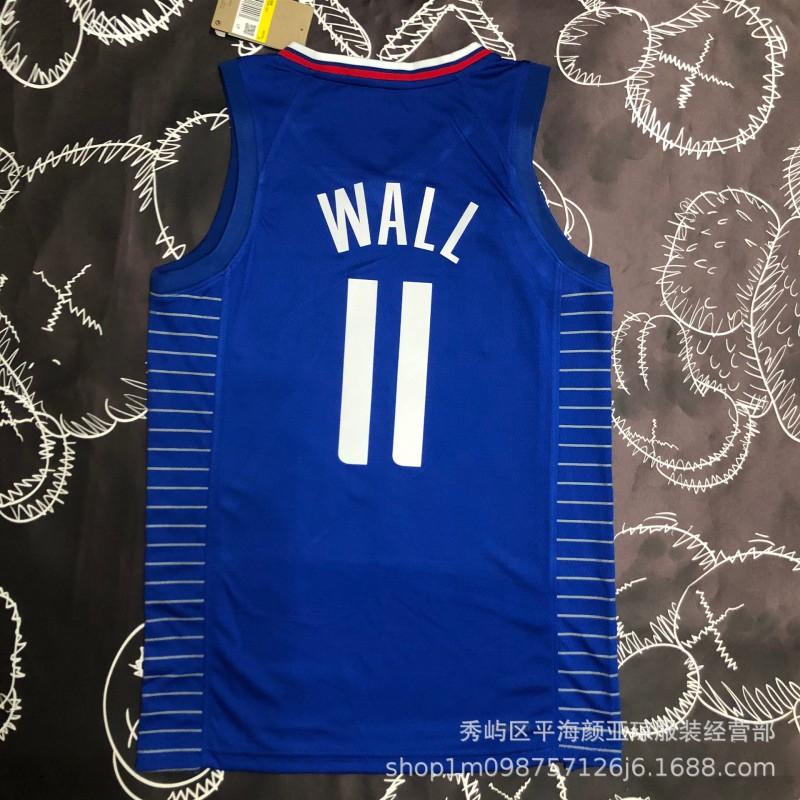 Mens Basketball Jersey LA Clippers 11 Wall Heat-Pressed Performance Shirt Sportswear