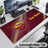 Custom Name Text Mouse Pad AS Roma FC Personalized Desk Pad For Work And Gaming