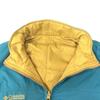 Columbia Reversible Padded Blouson Outerwear Men L Beige Yellow and Turquoise Blue Outdoor(USED)