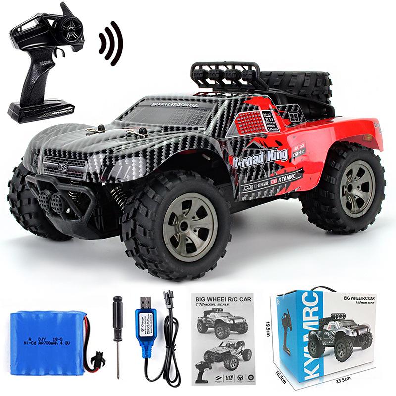 High-Speed 1:18 Big Foot Off-Road Remote Control Car - Short Course Racing & Climbing Toy