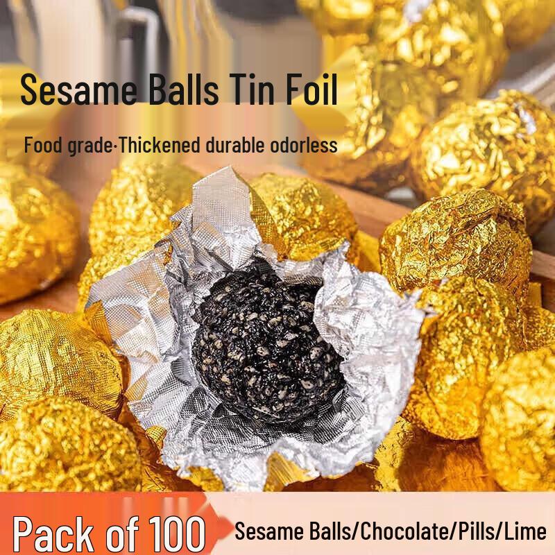 

DASKSHA Golden Aluminum Foil Food Wrapping Paper