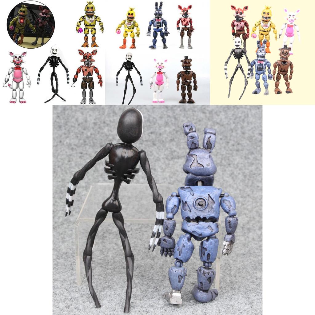 Cartoon Action Figures Handmade Cake Decor Toys 10cm Plastic Collectible Display Figurines