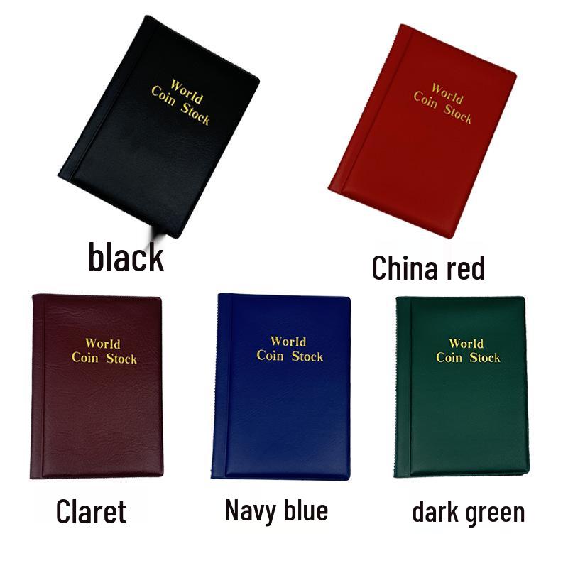 120-Pocket Coin & Banknote Album for Collectors - Store Commemorative, Ancient, and Bronze Coins