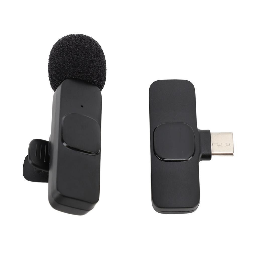 Wireless Lavalier Microphone Noise Cancelling 360 degrees  Sound 20m Range Professional Plug Play Lapel Microphone for