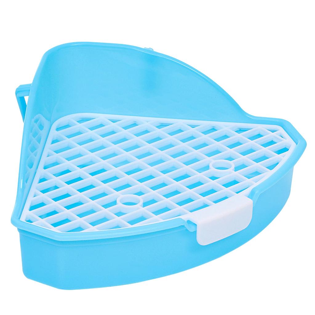 Detachable Net Base Litter Box Pet Toilet Cage Corner Litter Box for Chinchillas