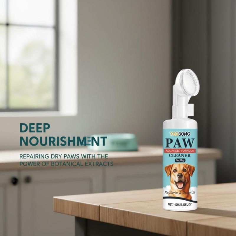 Cat and Dog Paw Cleaner Removes Dirt from Paws Cleans Cares Moisturizes Gently Nourishes and Hydrates For Pets Paws