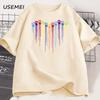 Dog Paw Heart T Shirt Funny Graphic T Shirts Dog Lover TShirt Loose Casual Short Sleeve Male Clothes Streetwear Cotton Tees