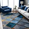 Modern Luxury Geometry Rugs Large Area Carpet Living Room Decoration Non-slip Bedroom Lounge Rug Washable Balcony Kitchen Mat