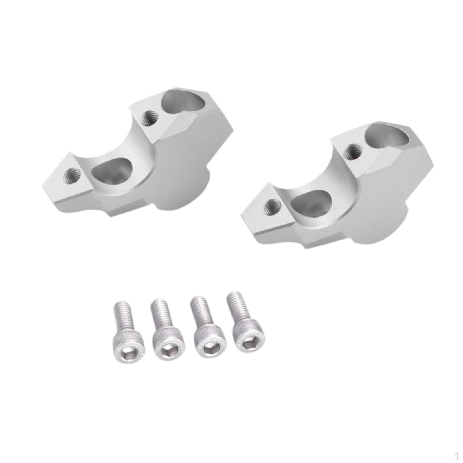 

Handlebar Riser for Xadv750 2017-2020 Extension Clamp Repair Parts Motorcycle Accessories Easily Silvery