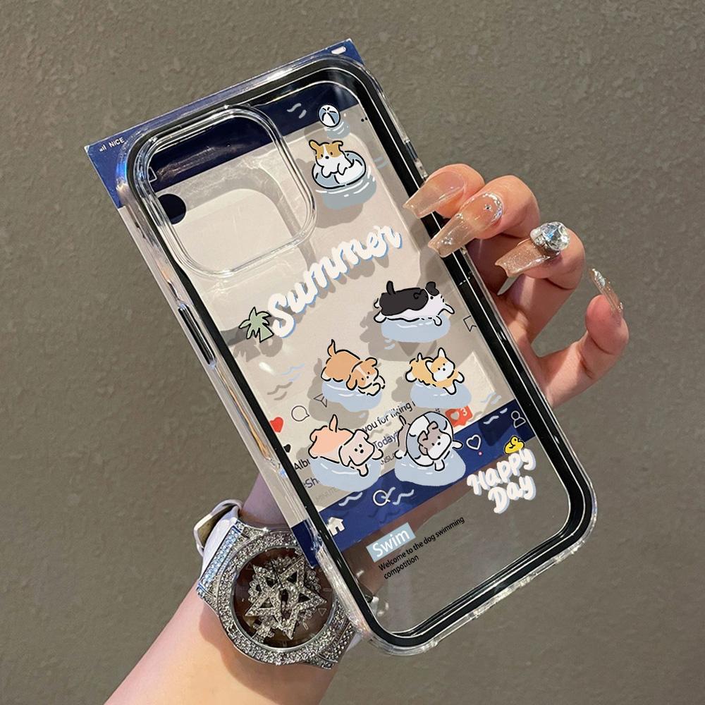 Painted Phone Case for iPhone 17 11 12 13 14 15 16 iPhone 17 12 13 14 15 16 Pro 17 12 13 14 15 16 Pro Max  High Quality Painted Animal Cute Phone Case