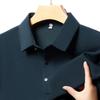 Original Quality Men'S Polo Shirt Simple Solid Color Long Sleeve Fashion Lapel T-Shirt Business Classic Casual Trend Menswear