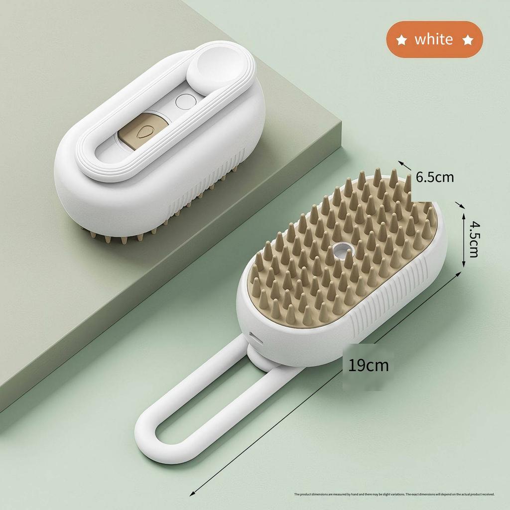 Dog Use Spray-type Hair Comb Pet Steam Massage Brush Gentle Tooth Spray-type Hair Removal Suitable for Cleaning Dogs and Cats