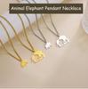 Cazador 2026 Elephant Mother Daughter Pendant Necklace for Women Cute Animal Neck Chain Stainless Steel Jewelry Gift Wholesale