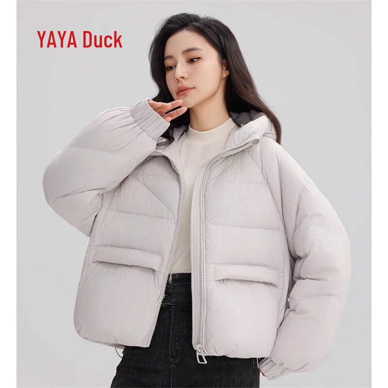 

Женский короткий пуховик с капюшоном YAYA 2024 S