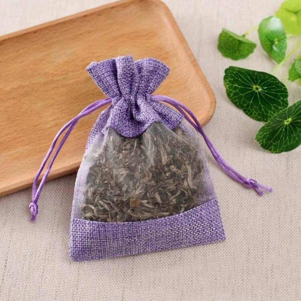 1/10PCS Washable Gift Drawstring Bags Cotton Linen Drawstring Gift Pouches  For Wedding Party