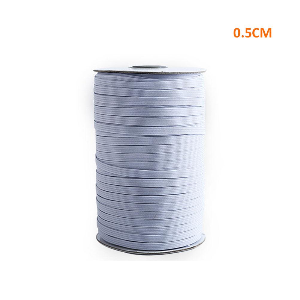 Flat Drawstring Cord Soft Stretch Drawstring Cord Replacement for Crafting Sewing Macrame Jewelry Making