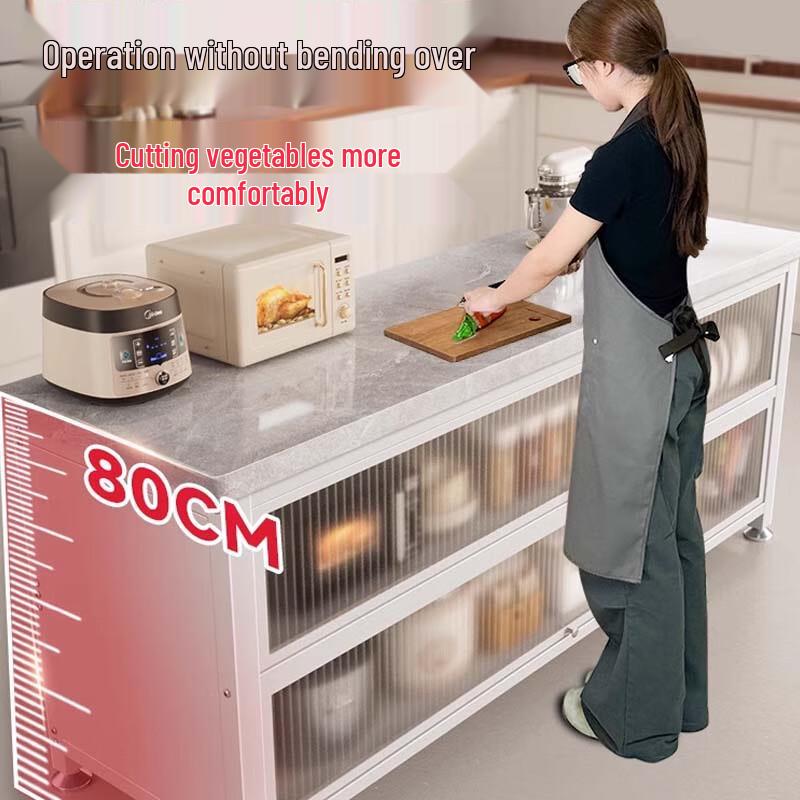 Raft de depozitare multifuncțional pentru bucătărie din piatră sinterizată Yunshuang