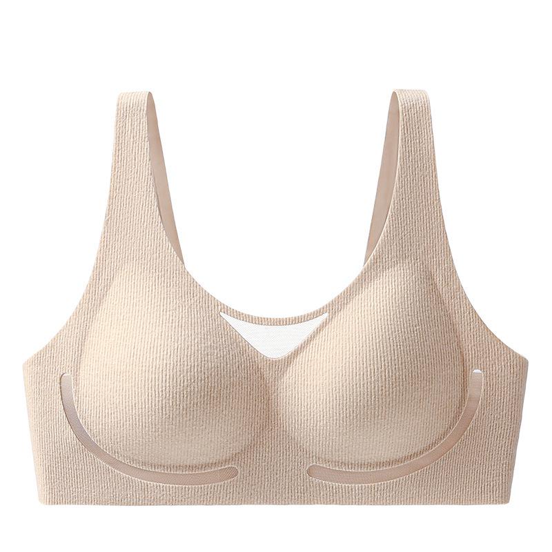 

Women s Autumn/Winter Seamless Mesh Bra - Warm, Breathable, Supportive, Shaping L [Suggest 95-110 lbs]