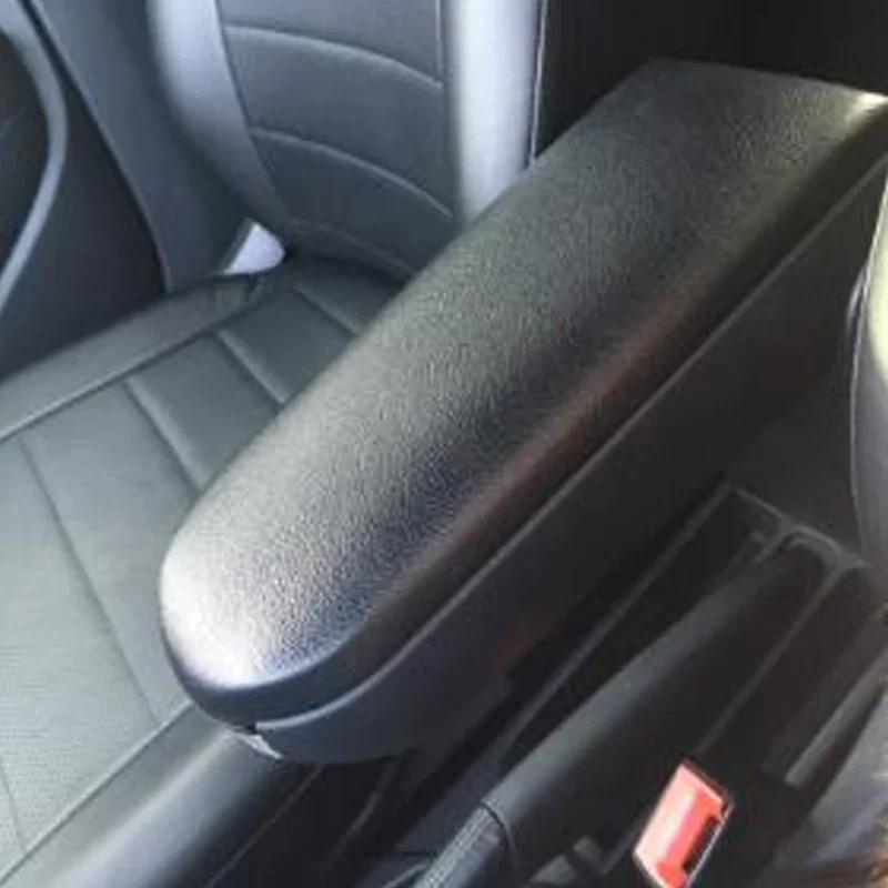1 DB Bőr Autó Könyöklő Kapocs Fedél Középkonzol Fedél Védő Sapka VW Jetta Golf 4 MK4 BORA Passat B5 Bogár Polo 6R 9N-hez