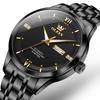 OLEVS Luxury Blue Fully Automatic Men's Watch Original Waterproof Date Stainless Steel Mechanical Watch Men's