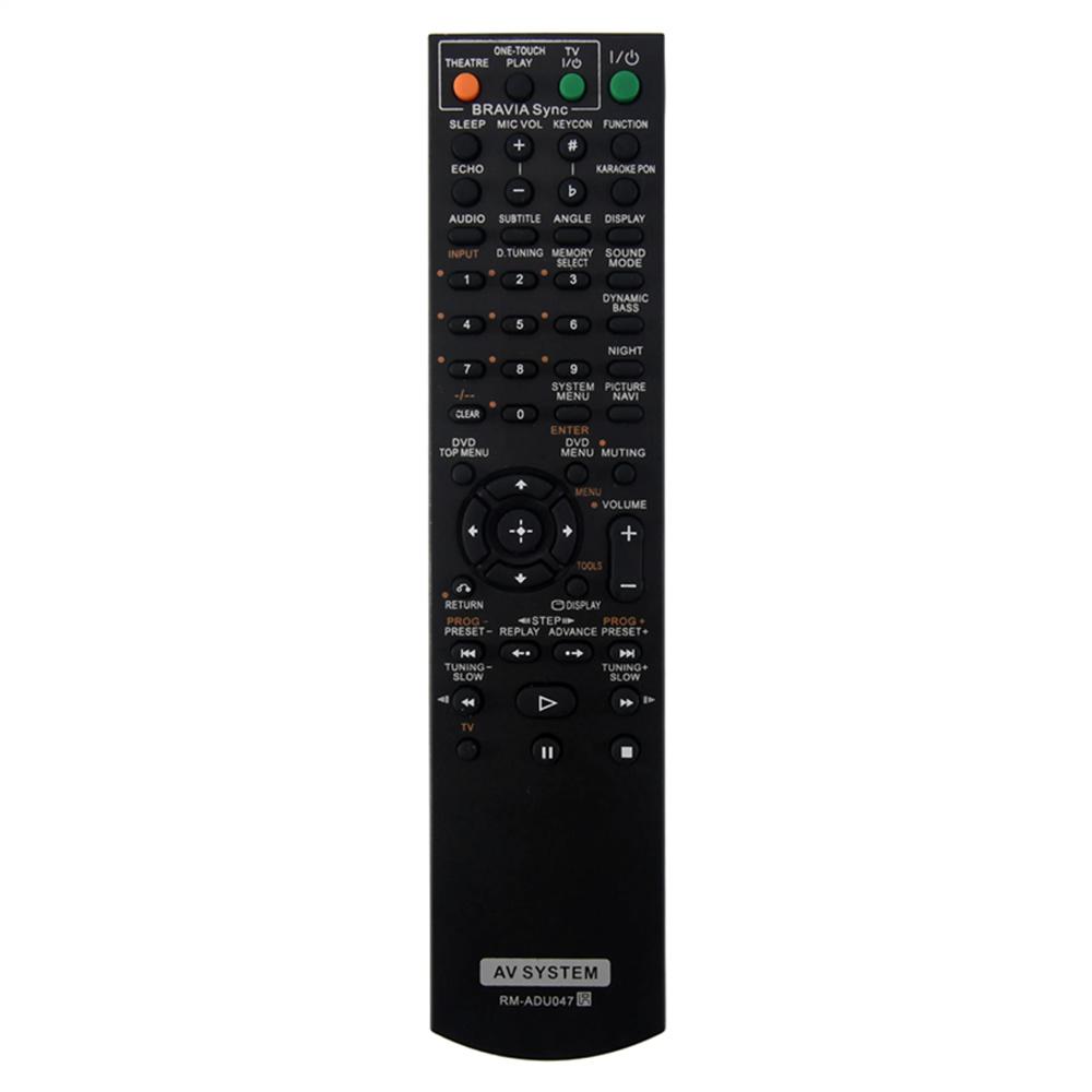 RM-ADU047 10m Range Infrared Remote Controller Ergonomic Remote Control for Sony AV Amplifier