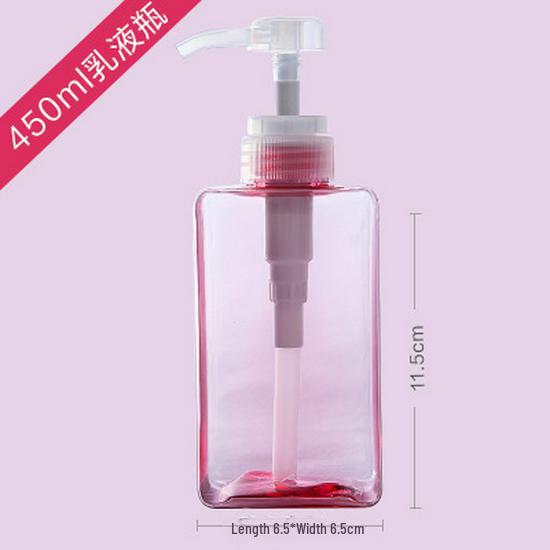 Push-Type Foaming Hand Sanitizer Bottle - Transparent for Hotel Use