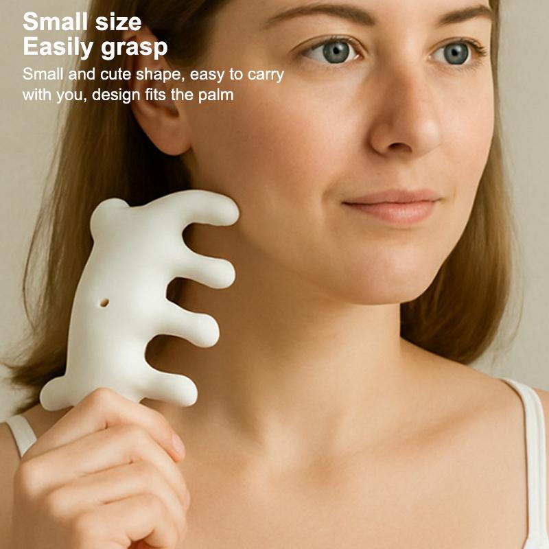 Ceramics Head Massage Comb Relaxing Five Seven Tooth Comb Dolphin Shape Comb Scraping Massager Meridian Comb Body Massage Tool