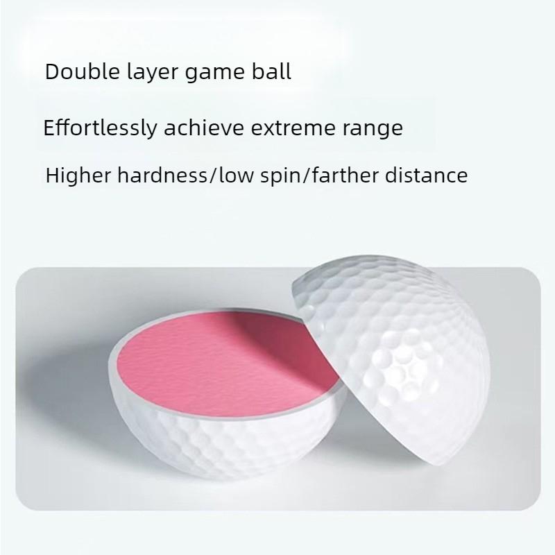 10/20 Pcs Golf Balls Driving Range Double-layer Match Ball Colored Durable Golf Training Practice Ball for Match Use