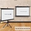 100-Inch Punch-Free Floor Standing Projector Screen with Stand for Home and Outdoor Use