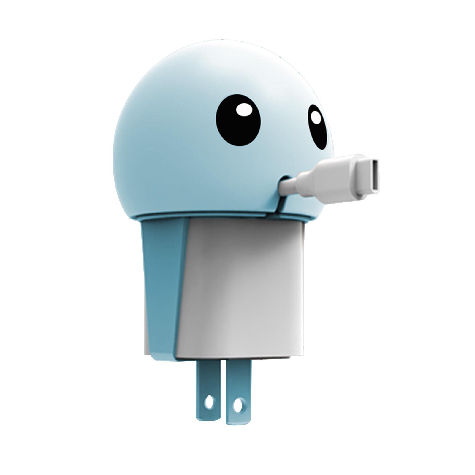 

Мультяшный Креативный Хаб для Дата-кабелей Защитная Крышка Пряжка для Хранения Мультяшный Креативный Дорожный Дата-кабель One Size синий