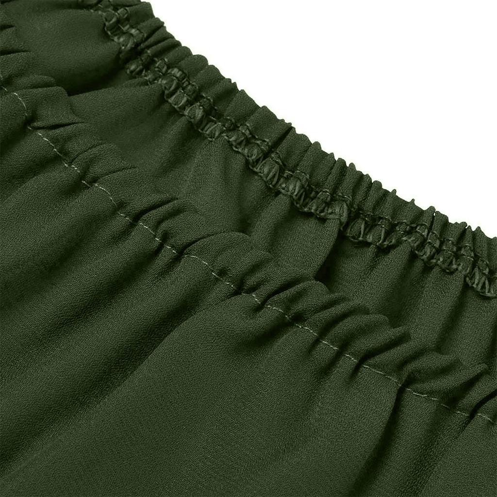 Women Fashion Chiffon Off Shoulder T-Shirt Sleeveless Casual Tops Blouse