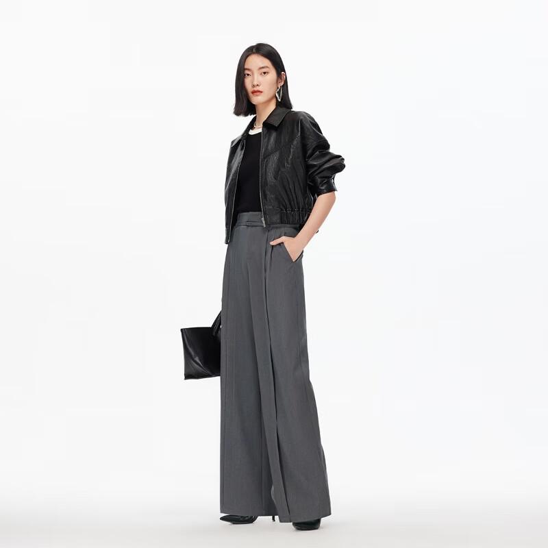VEROMODA 2025 Winter Belted Loose Casual Trousers