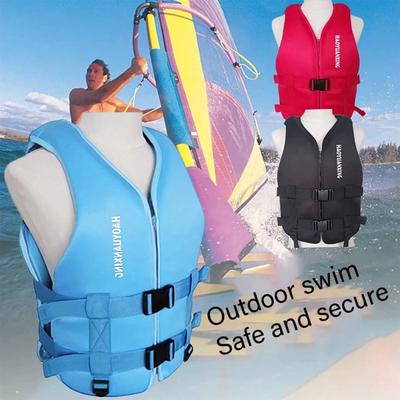 Giubbotto da kayak per adulti, giubbotto da nuoto ad alta galleggiabilità, giubbotto di sicurezza regolabile per donna e uomo, ideale per nautica, nuoto, sport acquatici e altro ancora.