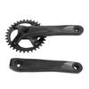 Aluminum Alloy Bike Crankset 34T Bike Crank Arm Set Bike Single Crankset  Bike Repair Upgrades