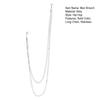 Men Brooch Long Chain - High-end Fine Workmanship, Match Clothes, Luxury Polished Coat Collar Pin