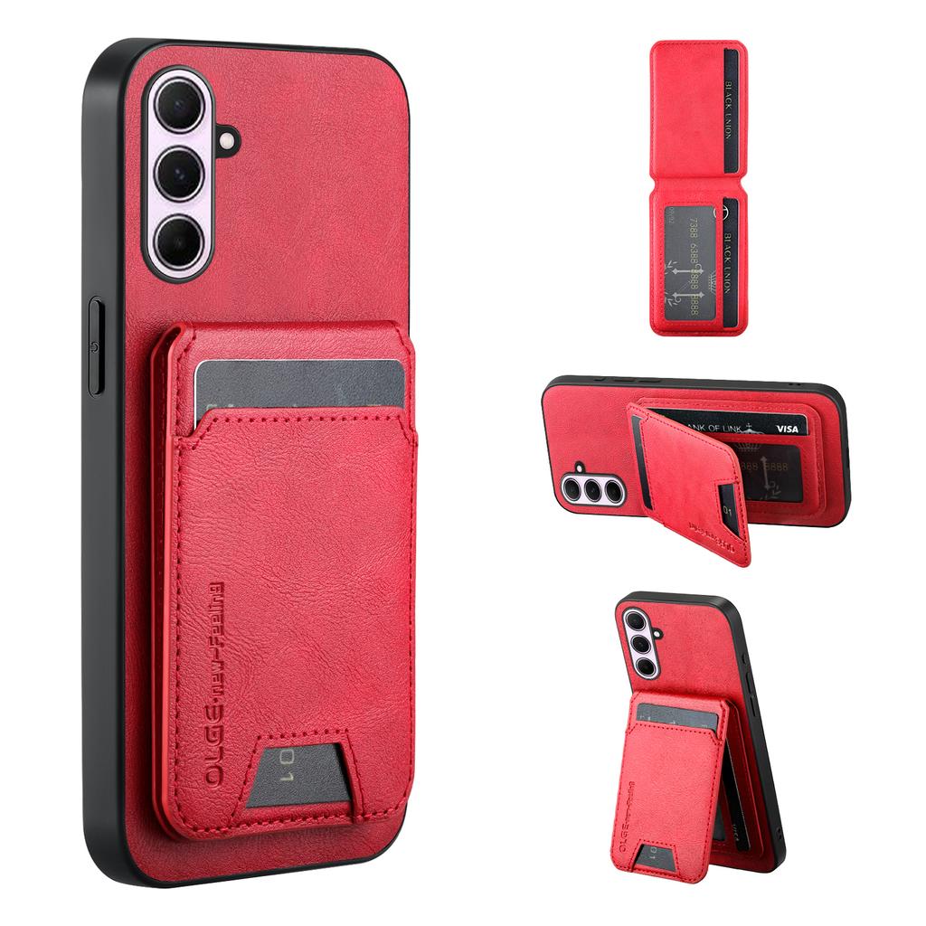 Wallet Card Holder Case for Samsung Galaxy A17 A07 A56 A26 A36 A16 A55 A35 A25 A54 Magnet Cover Leather Mag-safe Stand Shell