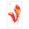 Waterproof Long-lasting Cute Peacock Feather Temporary Tattoo Stickers for Women