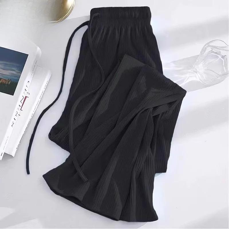 

Новые летние тонкие маленькие солнцезащитные свободные повседневные прямые брюки, защищающие от комаров S