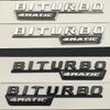 3D ABS Car Rear Trunk Badge Letters Sticker Logo GLC 43 BITURBO 4MATIC Emblem For Mercedes Benz AMG GLC43 X253 Accessories