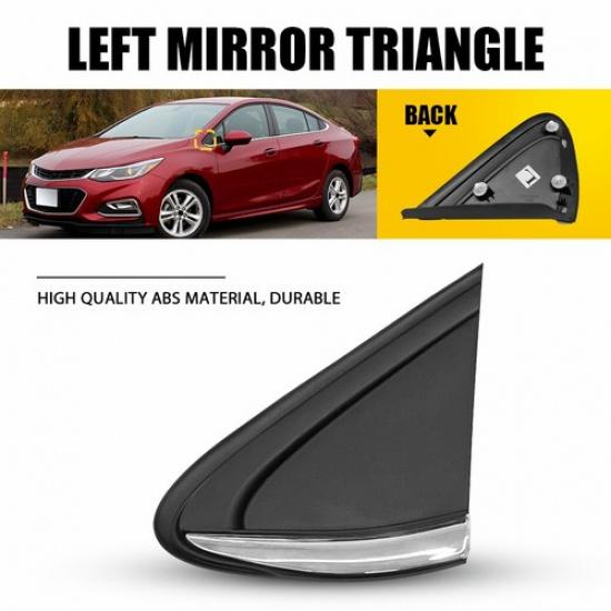 Fender Pillar Trim Mirror Corner Molding Left for 2016 17- Chevrolet Cruze V