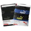 Puma Men' Boxer Shorts 6 Pack Cotton Panties Black Blue Mix Size