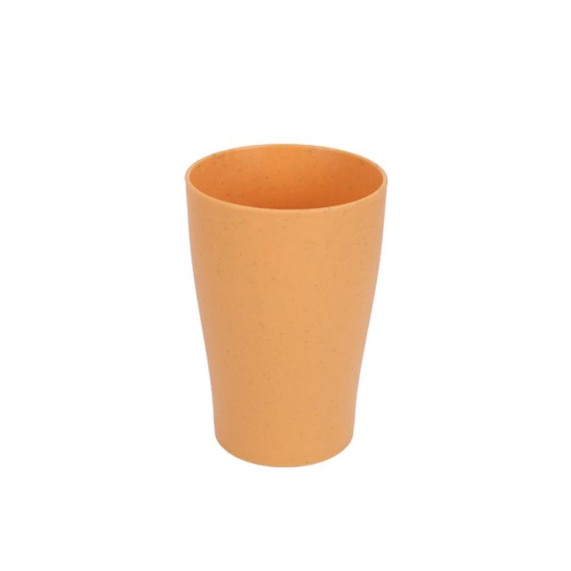 Kelímek s rovným brčkem z pšeničné slámy, Domácí kelímek na ústní vodu, Kelímek na čištění zubů, Plastový kelímek, Mycí kelímek do studentské koleje