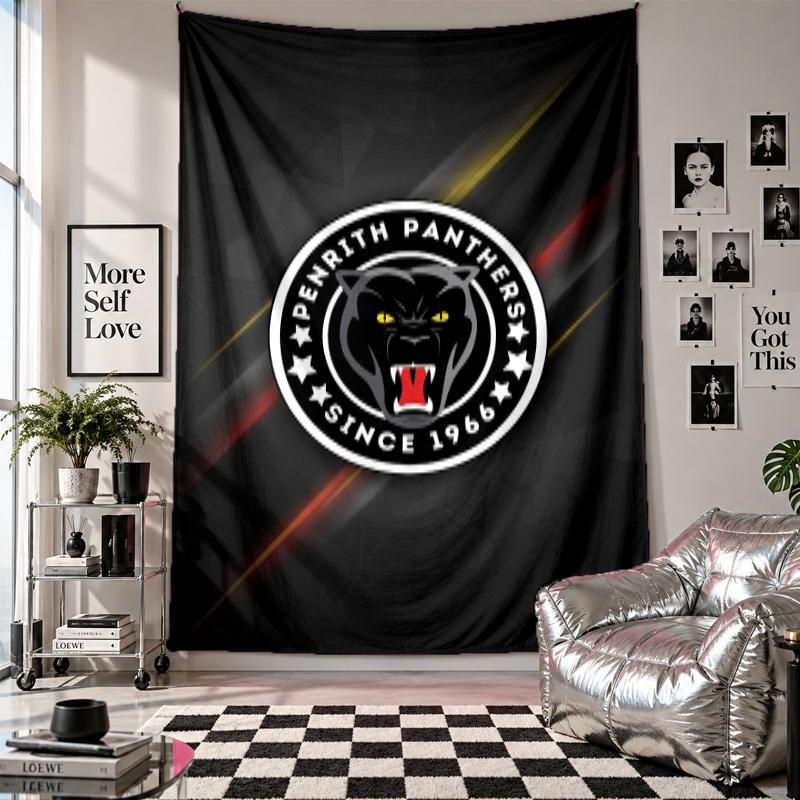 Penrith Panthers Wall Tapestry Home Decor Wall Hanging Cloth for Bedroom Living Room Background
