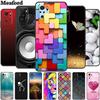 Für Xiaomi Poco M5s Hülle Luxus TPU Weiches Silikon Handy Rückseite für PocoM5s Stoßfest Blumen Niedliche Cartoon Blumen Neue Hülle