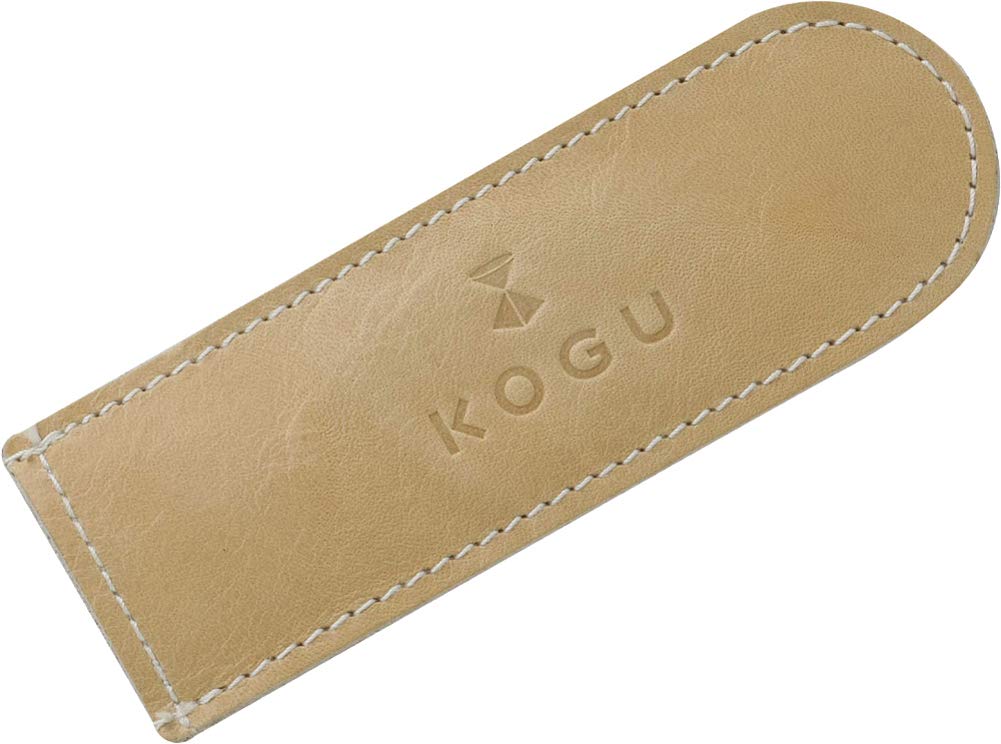 

KOGU 42169 Tsubamesanjo Steering Wheel Cover, Made in Japan, Cowhide Leather, Hard to Get Width 12.5 x Height