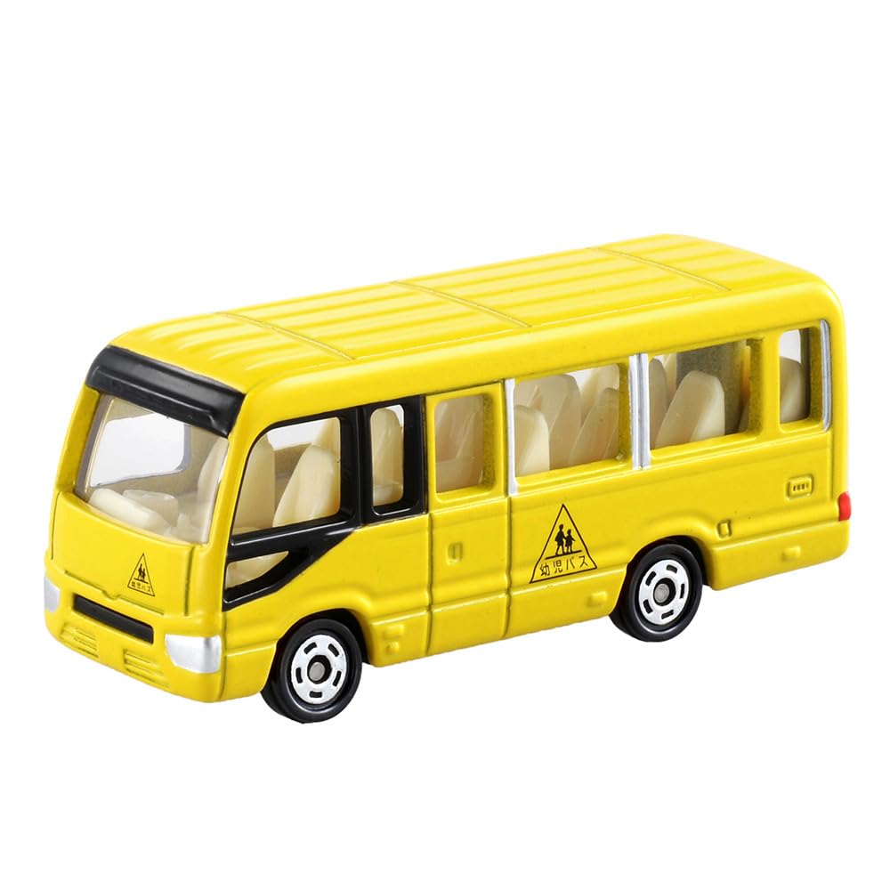 

TAKARA TOMY Tomica 49 Toyota Coaster Kindergarten Bus Miniature Car Toy for Ages 3 and Up No. (Boxed)